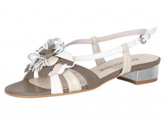 Designer-Sandalette  taupe