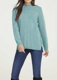 Designer-Stehkragenpullover mint