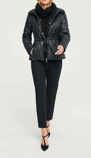 Designer-Steppjacke schwarz