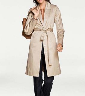 Designer-Trenchcoat beige