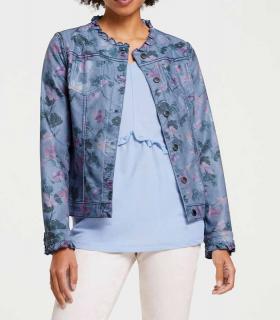 Designer-Wende-Jeansjacke blau