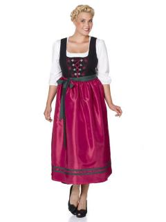 Dirndl schwarz-rot Gr. 46