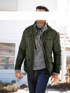 Herren-Steppjacke oliv