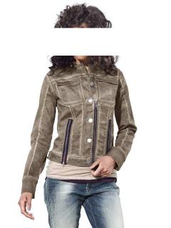 Jeansstyle-Jacke sand