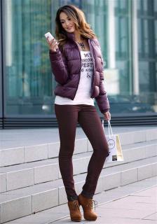 Jeggings bordeaux