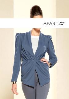 Jerseyblazer blau