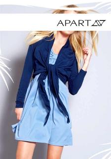 Jerseykleid blau