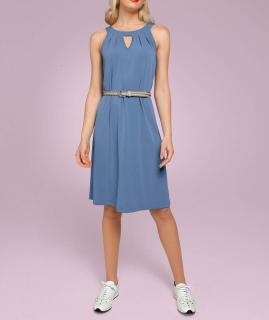 Jerseykleid blau