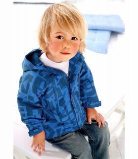 Kinder-Windjacke blau