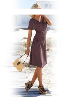 Kleid aubergine