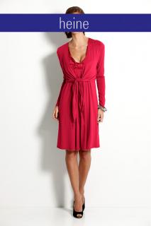 Kleid mit Bolerojacke rot