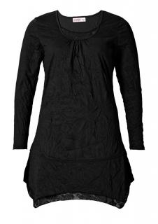 Kleid mit Spitze schwarz