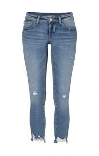 Kopie von Marken-Super-Skinny-Jeans SERENA blau-used Gr. 29