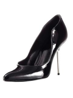 Lack-Pumps schwarz