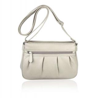 Leder-Tasche hellbeige