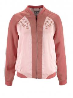 Marken-Blouson rosé-terracotta