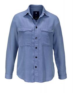 Marken-Bluse blau Gr. XS