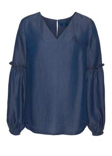 Marken-Bluse im Jeans-Look blau Gr. 38