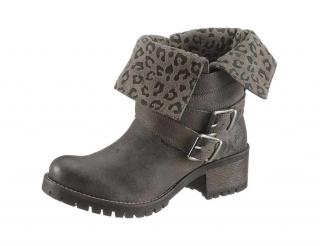 Marken-Boots anthrazit used