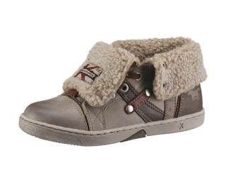 Marken-Boots taupe