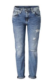 Marken-Boyfriend-Jeans blau