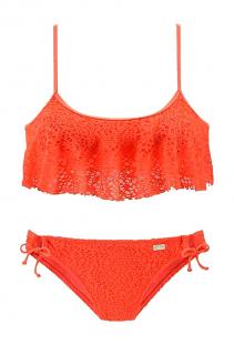 Marken-Bustier-Bikini lobster C/D