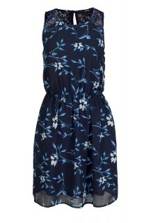 Marken-Chiffonkleid »Shea Print« dunkelblau