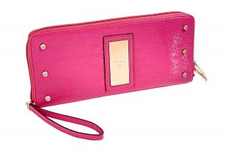 Marken-Clutch pink