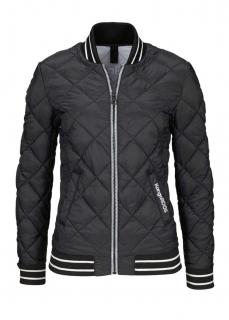 Marken-Collegejacke schwarz