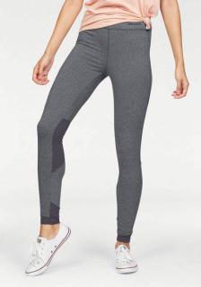 Marken-Damen-Leggings grau-melange