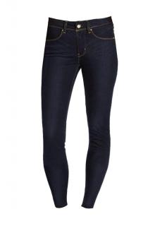 Marken-Damen-Stretchjeans dunkelblau