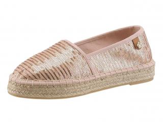 Marken-Espadrille rosé