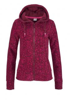 Marken-Fleecejacke bordeaux