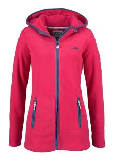 Marken-Fleecejacke pink