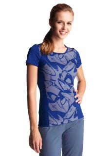 Marken-Funktionsshirt blau