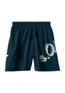 Marken-Herren-Badeshorts navy