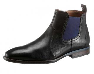 Marken-Herren-Chelsea-Boots schwarz