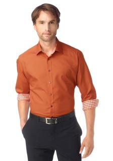 Marken-Herren-Hemd orange