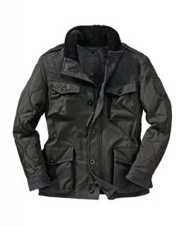 Marken-Herren-Jacke anthrazit