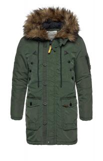 Marken-Herren-Parka »Ferrys« oliv