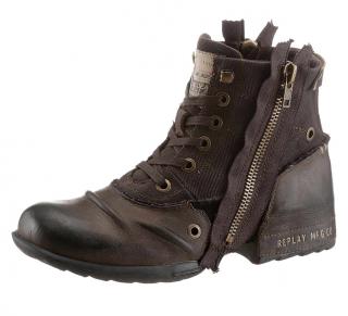 Marken-Herren-Schnürboots braun Gr. 42