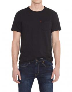 Marken-Herren-Shirt schwarz