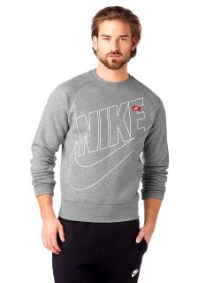 Marken-Herren-Sweatshirt grau