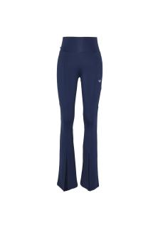 Marken-High-Rise-Sporthose marine