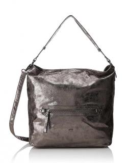 Marken-Hobo-Bag »MAE« altsilber