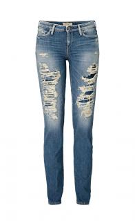 Marken-Jeans blau-used