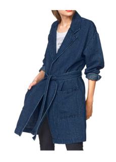 Marken-Jeansmantel blau Gr. XL