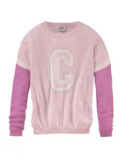 Marken-Kaschmirpullover rosa-pink