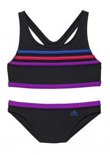 Marken-Kinder-Bikini schwarz-bunt Gr. 116