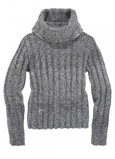 Marken-Kinder-Rollkragenpullover grau